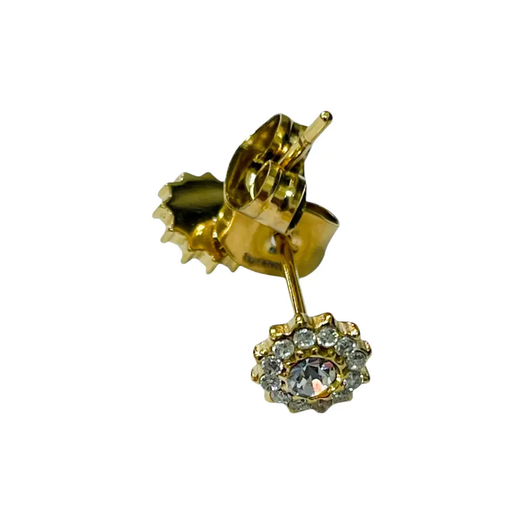 [GAR-STAN-BO-03] Puces d'oreilles 'Stan' – Acier – Oxyde de zirconium – By Garance