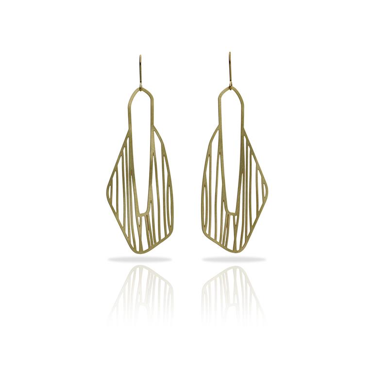 [RAS-3109003] Boucles d'oreilles 'Lumen' – Laiton plaqué or – RAS