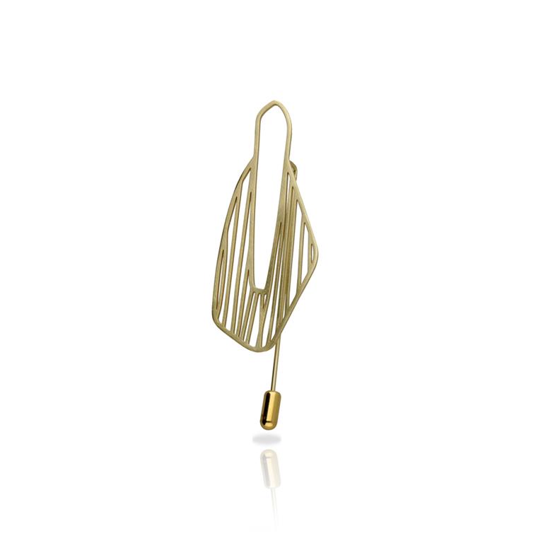 [RAS-3109013] Fibule 'Lumen' – Laiton plaqué or – RAS