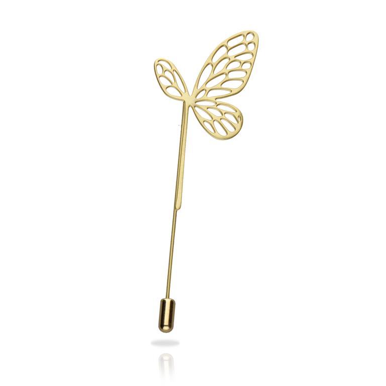 [RAS-3122003] Fibule 'Halo' – Laiton plaqué or – RAS