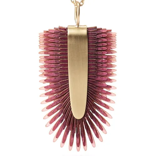 [PACA-PAL-PD017-MAUV] Boucles d'oreilles 'Areca Corto' – Mauve – Paca Peca