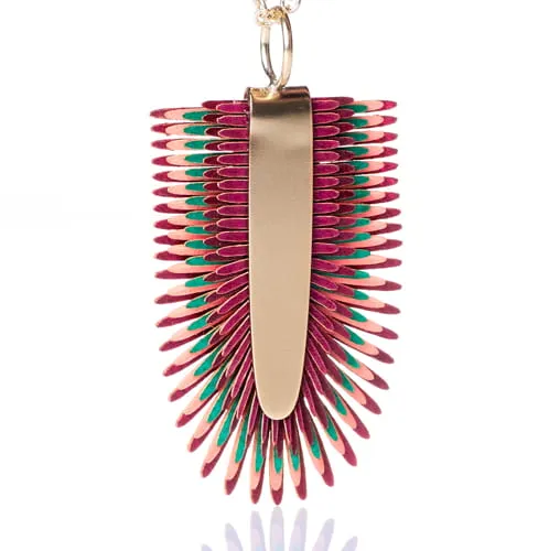 [PACA-PAL-PD017-MULT_02] Boucles d'oreilles 'Areca Corto' – Multicolore – Paca Peca