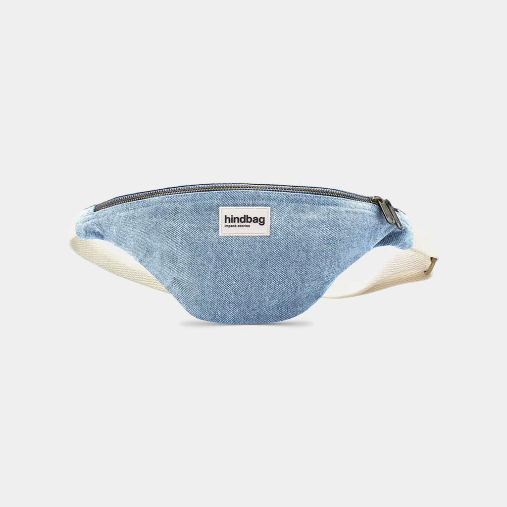 [HIND-7HINDOLI_DB] Sac banane 'Olivia' – Denim bleu – Hindbag