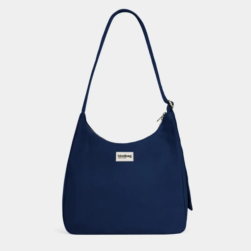 [HIND-7HINDCLAIRE_BM] Sac hobo 'Claire' – Bleu marine – Hindbag