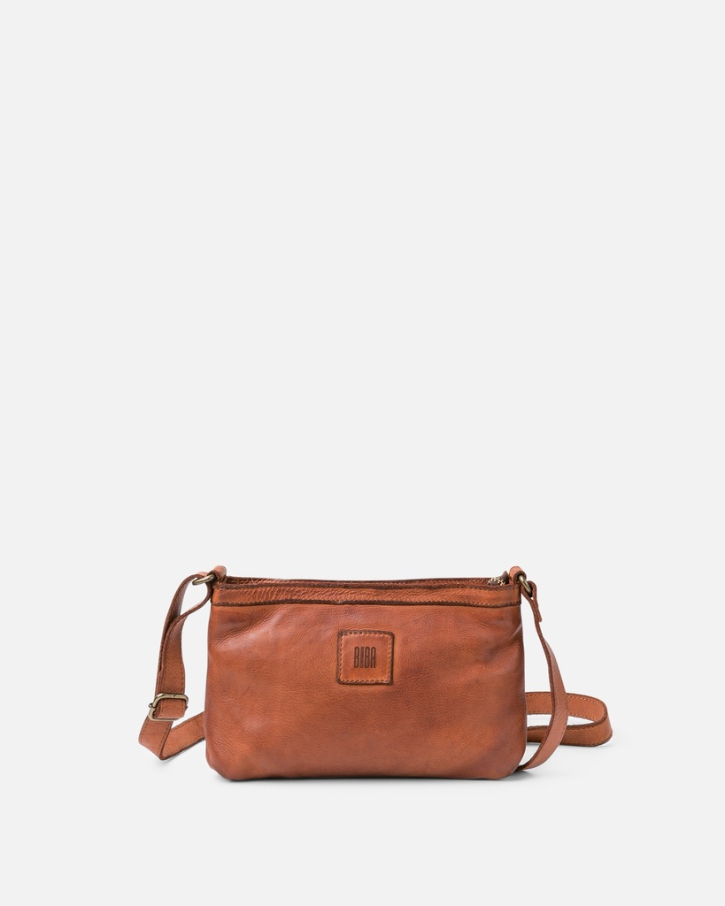 [BIBA-BT37-CAMEL] Sac à bandoulière 'Boston' – Camel – Biba