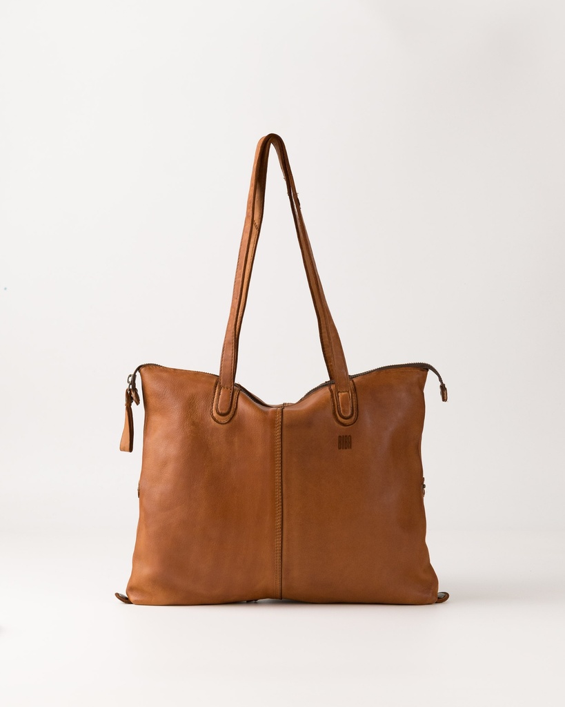 [BIBA-HOP1L-CAMEL] Sac à bandoulière 'Hooper' – Camel – Biba