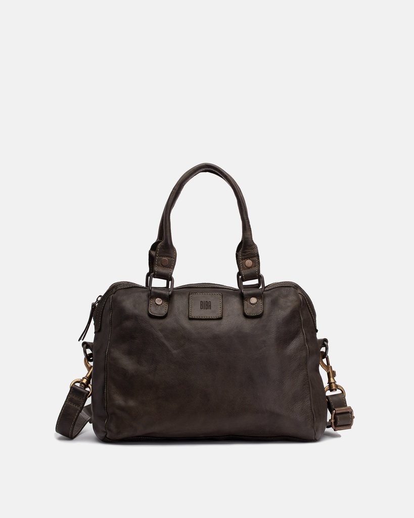 [BIBA-BT1-BRUN_FONCE] Sac à main 'Boston' – Brun Foncé – Biba