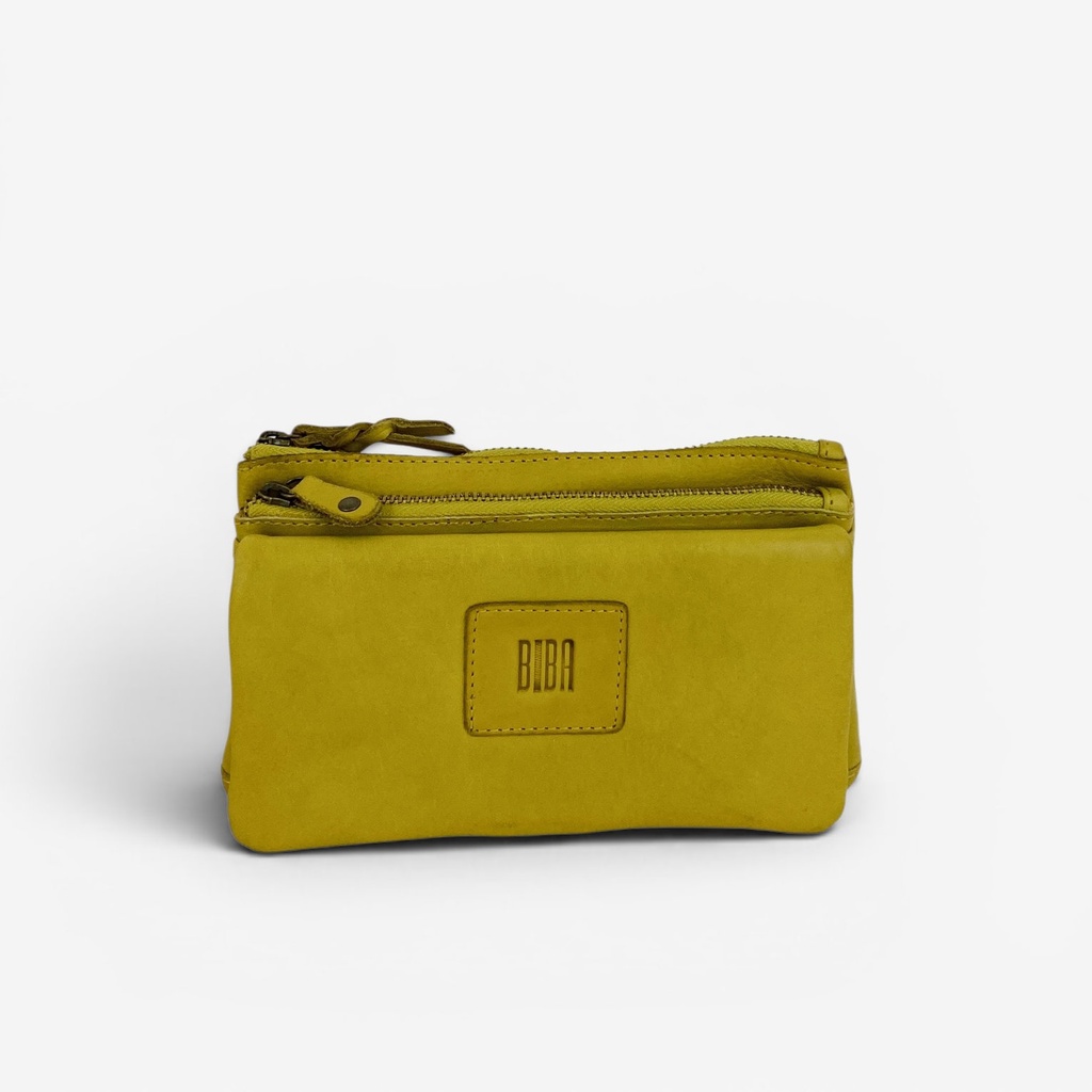 [BIBA-BT34-JAUNE] Portefeuille 'Boston' – Jaune – Biba