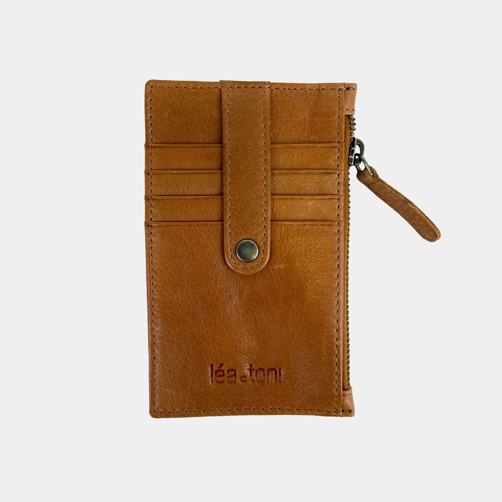 [LEA-JOYCE-VPF-NOIS] Porte-cartes 'Joyce' – Noisette – Léa Toni
