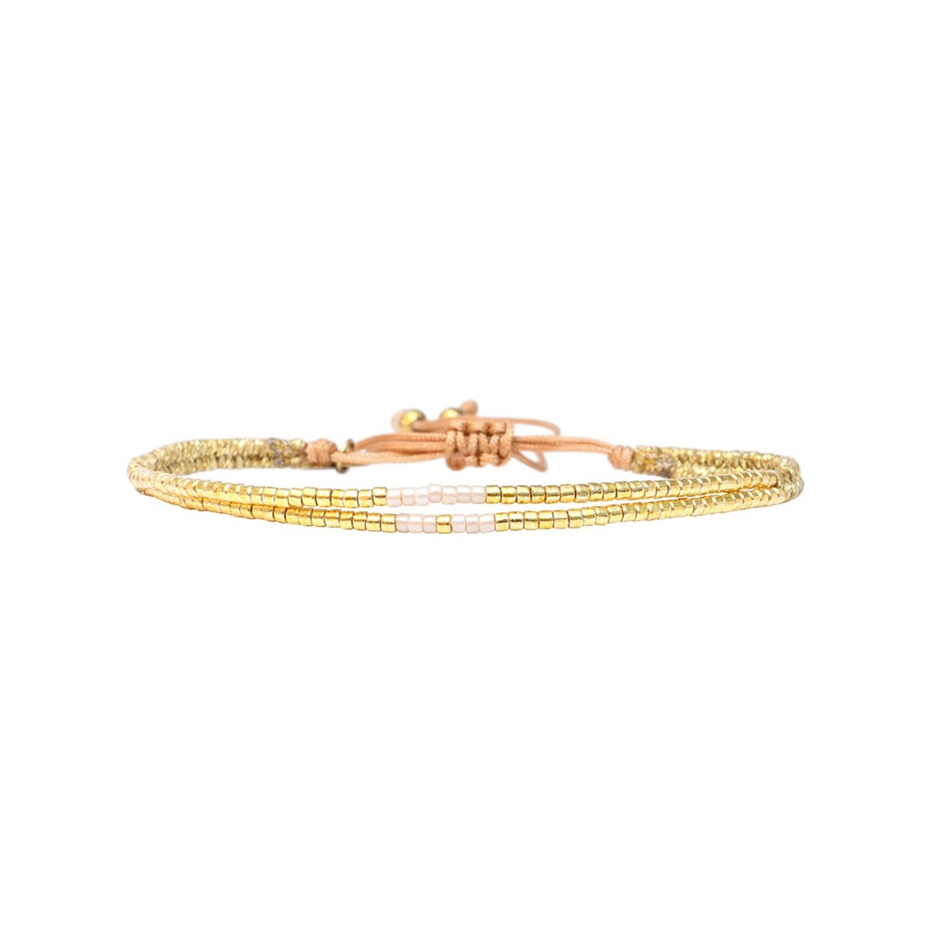 [BELLE-U-SAHA-B2301WH-SBF] Bracelet 'Lya – Sahara' – Belle Mais Pas Que