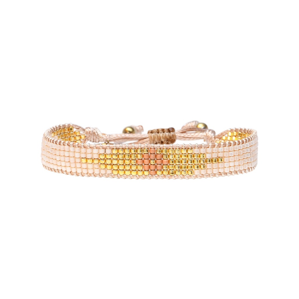 [BELLE-U-SAHA-B2306BR-SBF] Bracelet 'Olivia – Sahara' – Belle Mais Pas Que