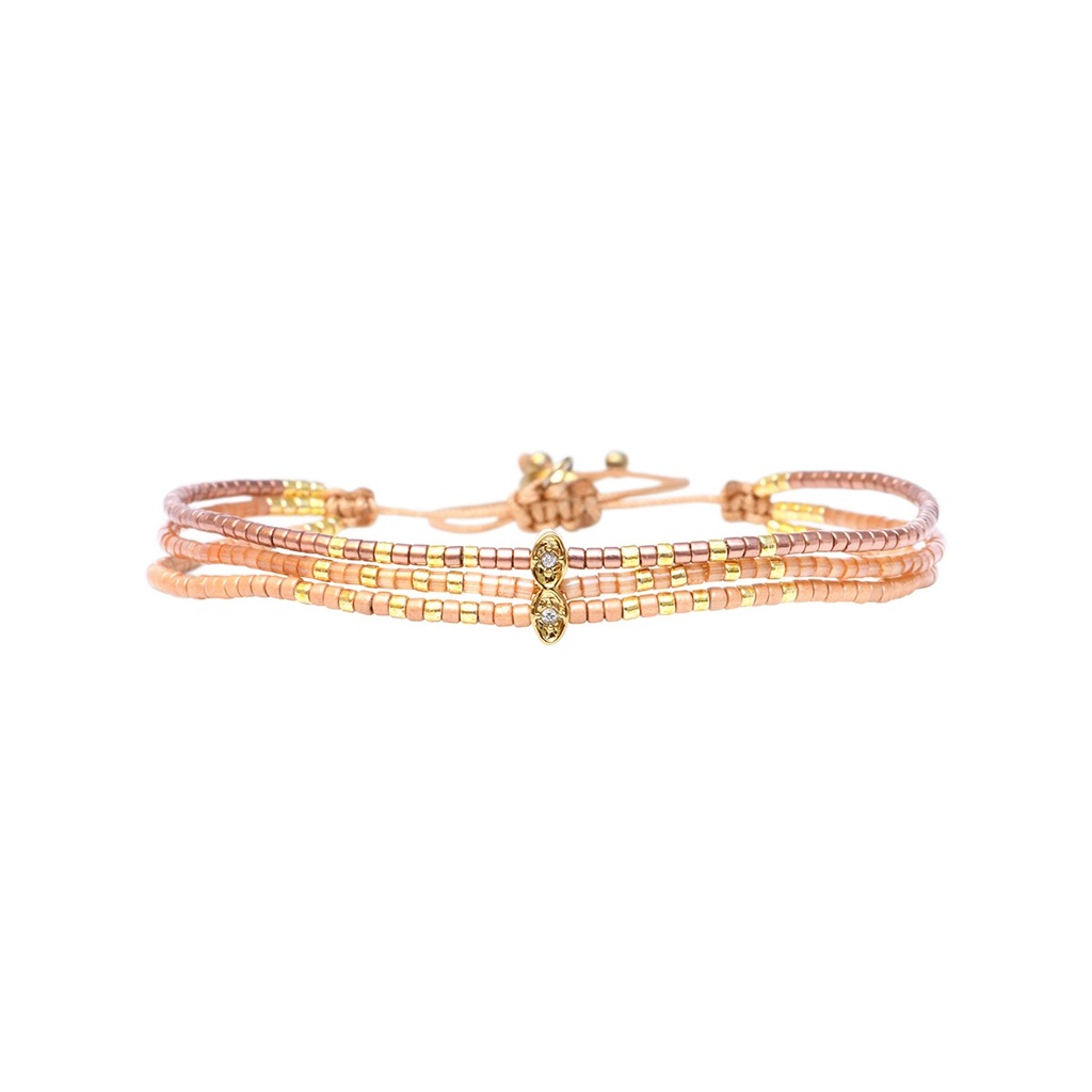 [BELLE-U-SAHA-B2556BR-SBF] Bracelet 'Lola – Sahara' – Belle Mais Pas Que