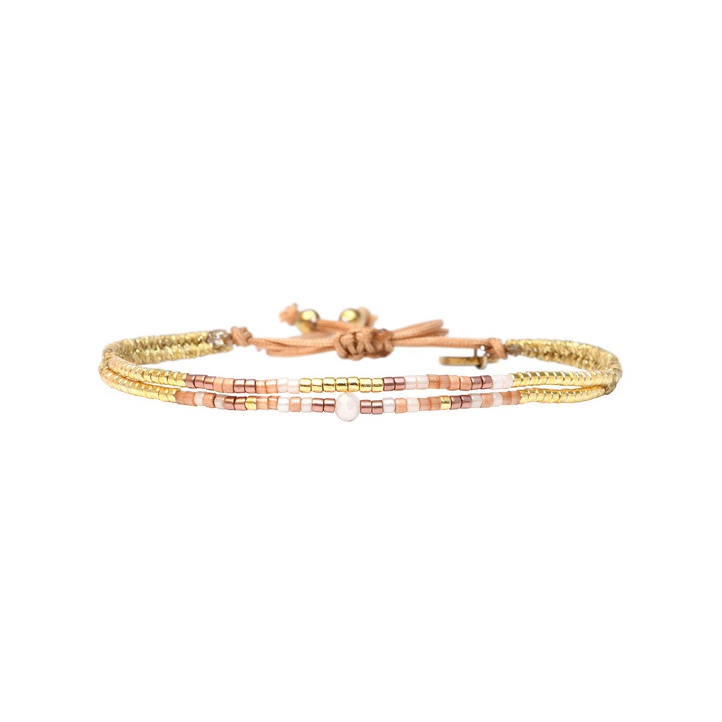 [BELLE-U-SAHA-B2622BR-SBF] Bracelet 'Ana – Sahara' – Belle Mais Pas Que