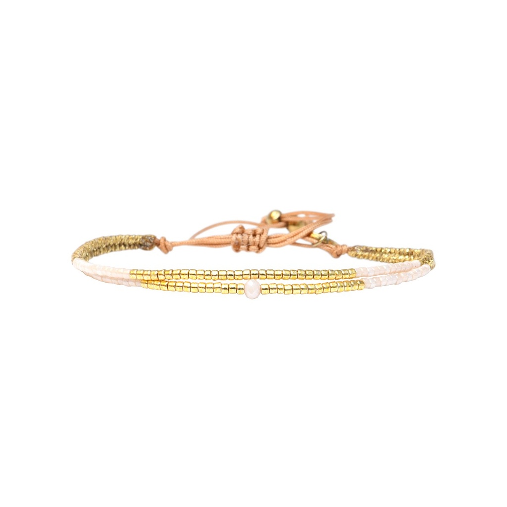 [BELLE-U-SAHA-B2623BR-SBF] Bracelet 'Kiara – Sahara' – Belle Mais Pas Que