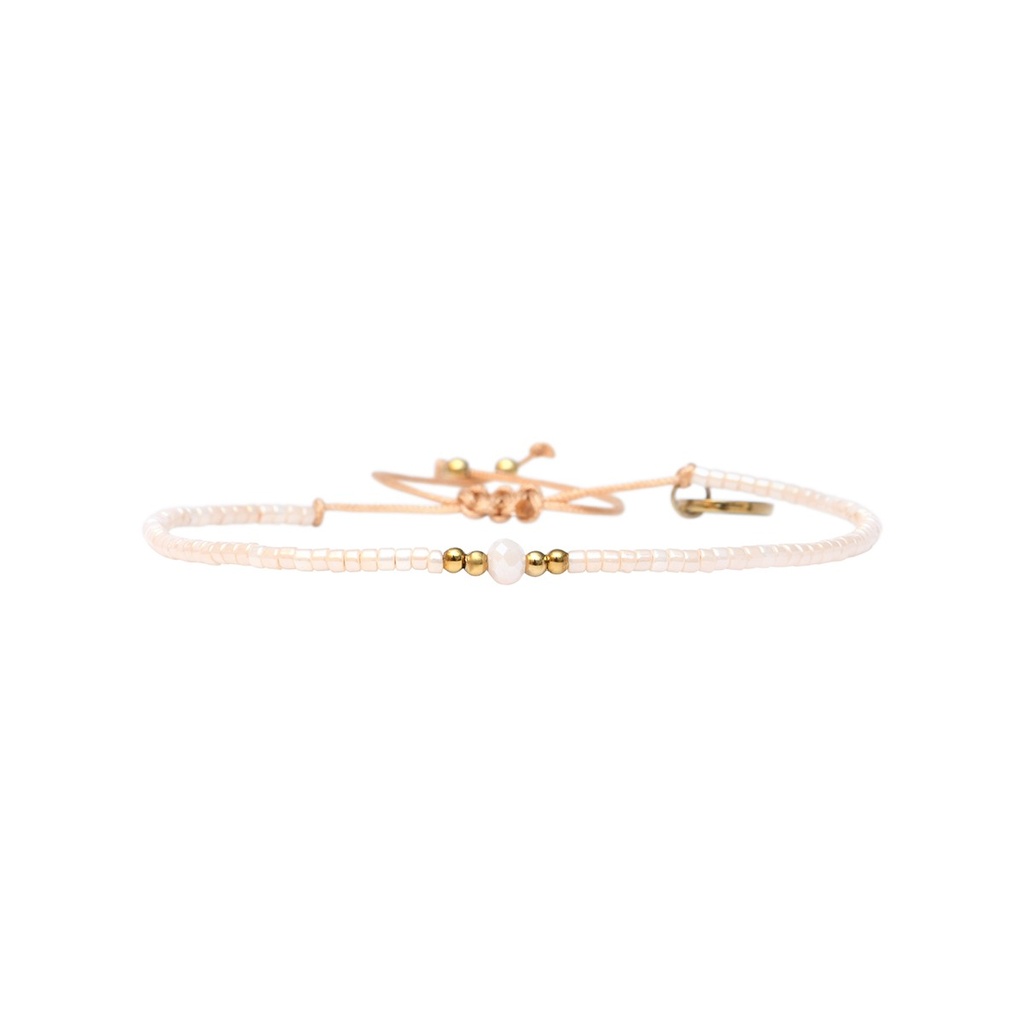 [BELLE-U-SAHA-B2673WH-SBF] Bracelet 'Lucia – Sahara' – Belle Mais Pas Que