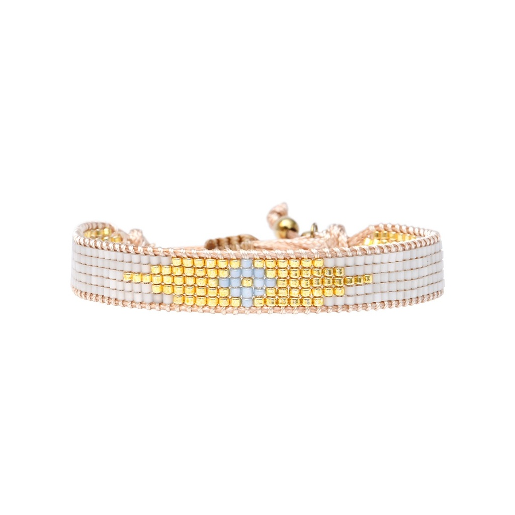 [BELLE-U-SANT-B2306BL-SBF] Bracelet 'Olivia – Santorini' – Belle Mais Pas Que