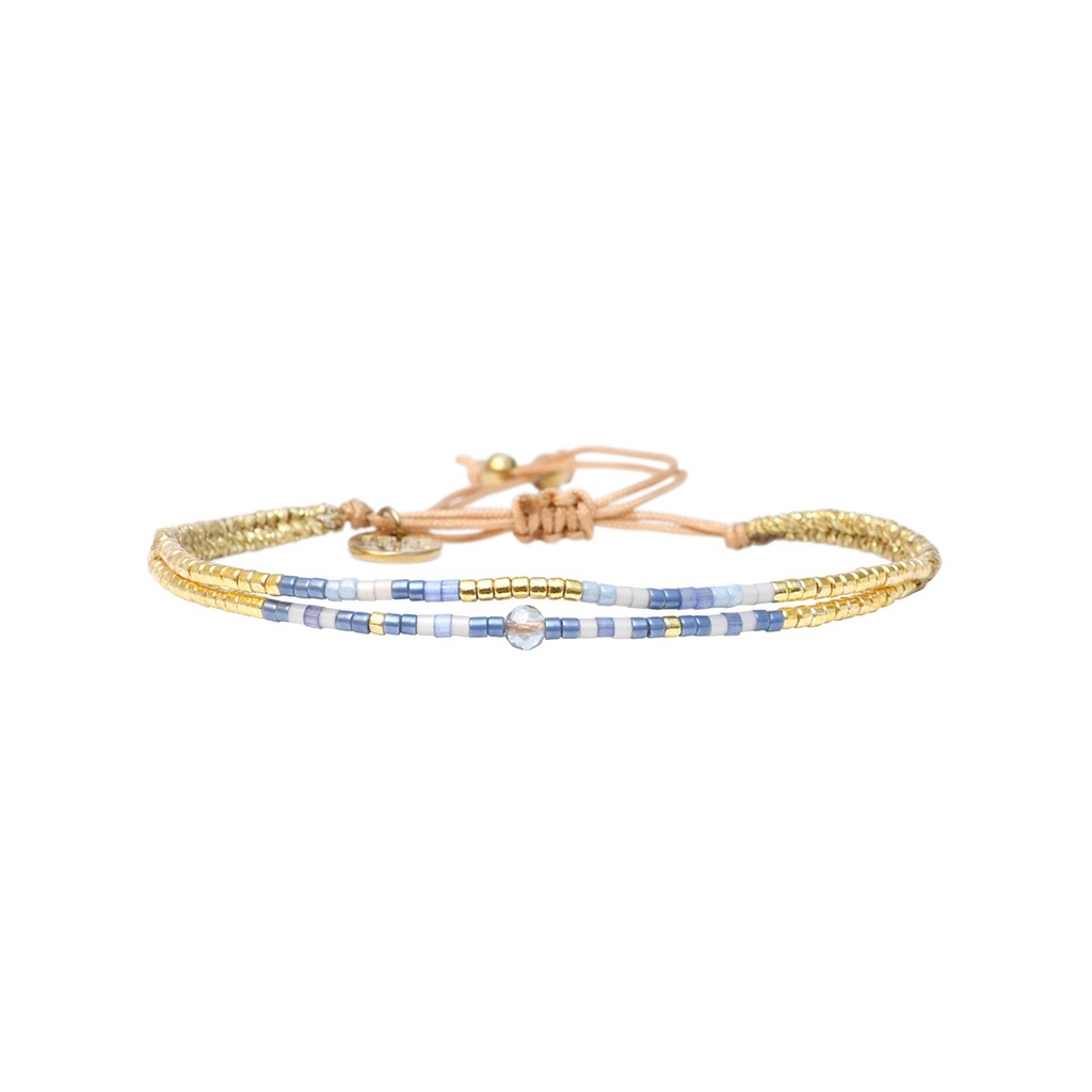 [BELLE-U-SANT-B2622BL-SBF] Bracelet 'Ana – Santorini' – Belle Mais Pas Que