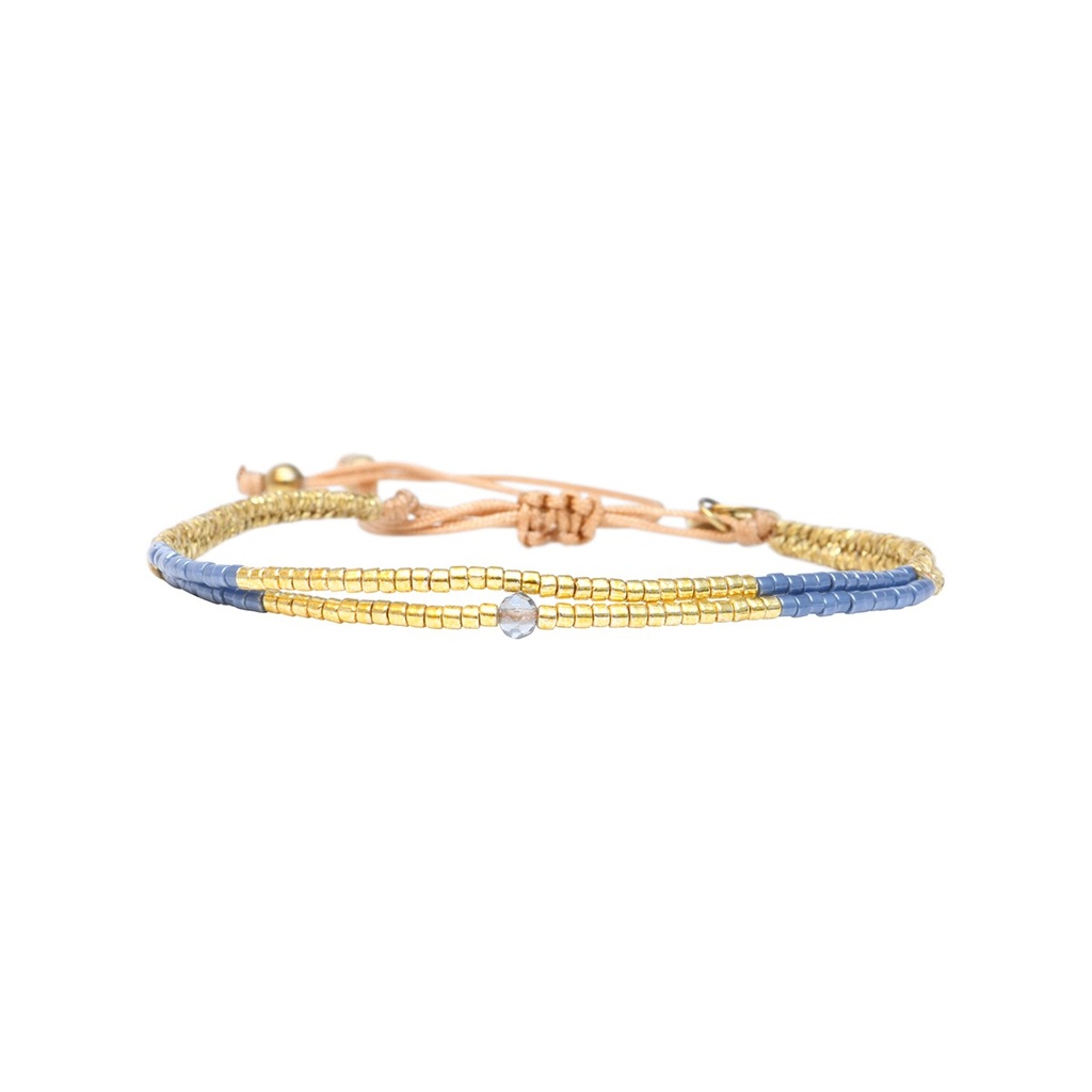 [BELLE-U-SANT-B2623BL-SBF] Bracelet 'Kiara – Santorini' – Belle Mais Pas Que