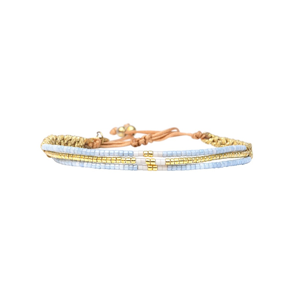 [BELLE-U-SANT-B2626BL-SBF] Bracelet 'Romy – Santorini' – Belle Mais Pas Que