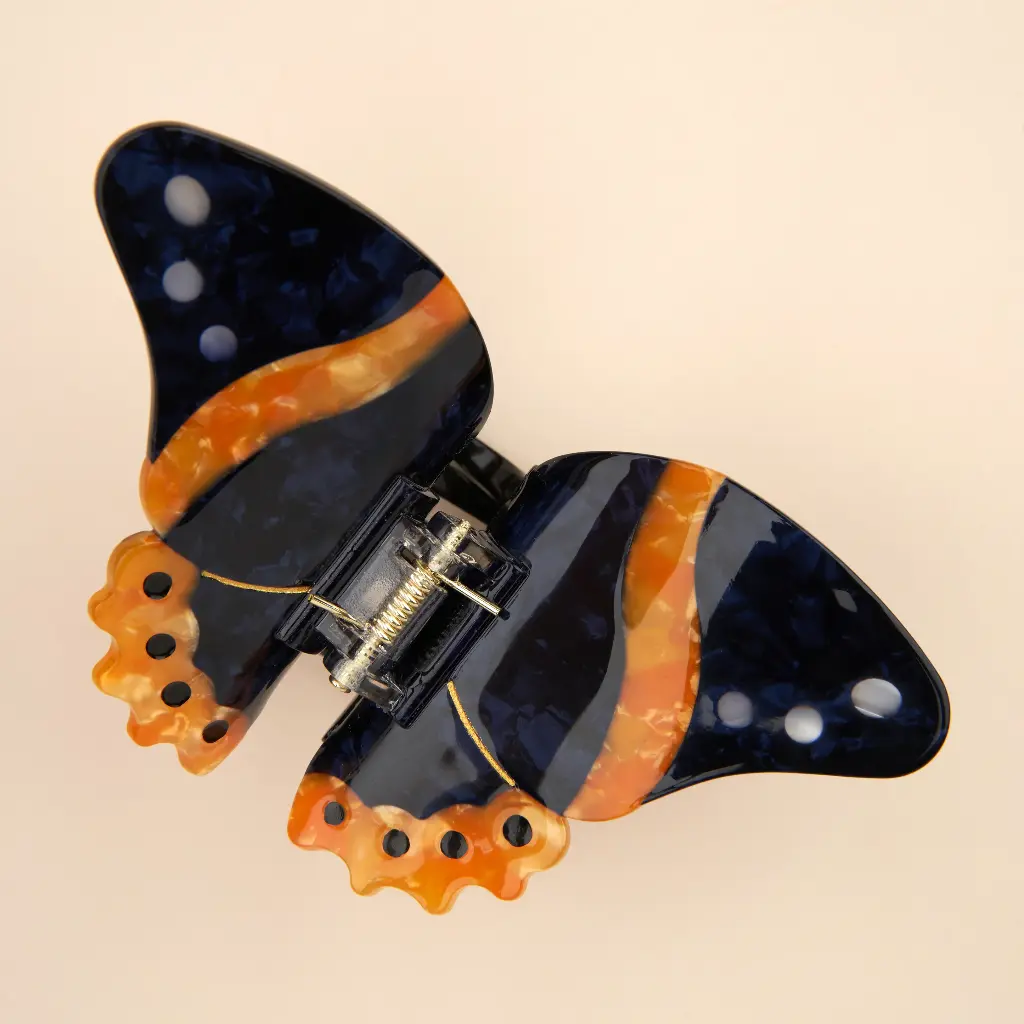 [COU-PINCEPAPILLONNOIR] Pince à cheveux 'Papillon Noir' – Coucou Suzette