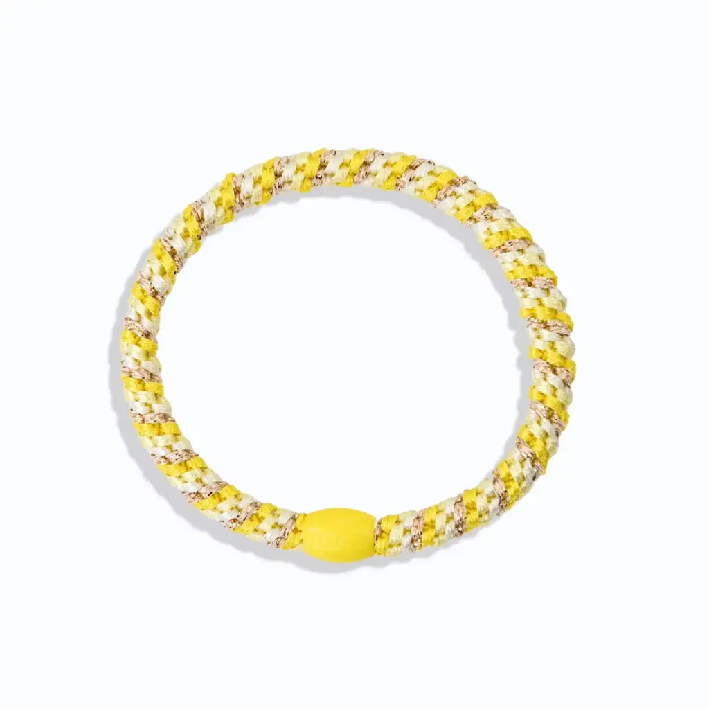 [KNKK-25521] Élastique – Slim – Jaune clair & doré – Mix – Kknekki
