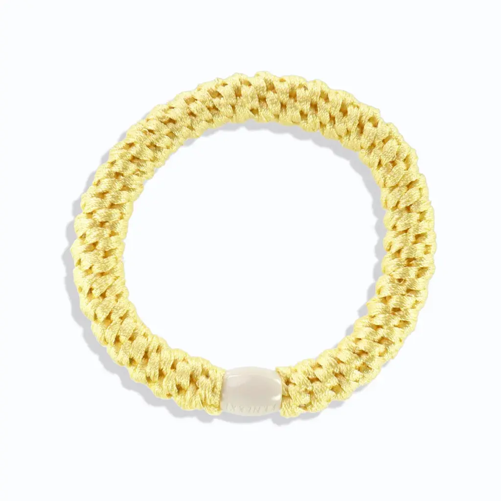 [KNKK-21870] Élastique – Classique – Jaune clair – Uni – Kknekki