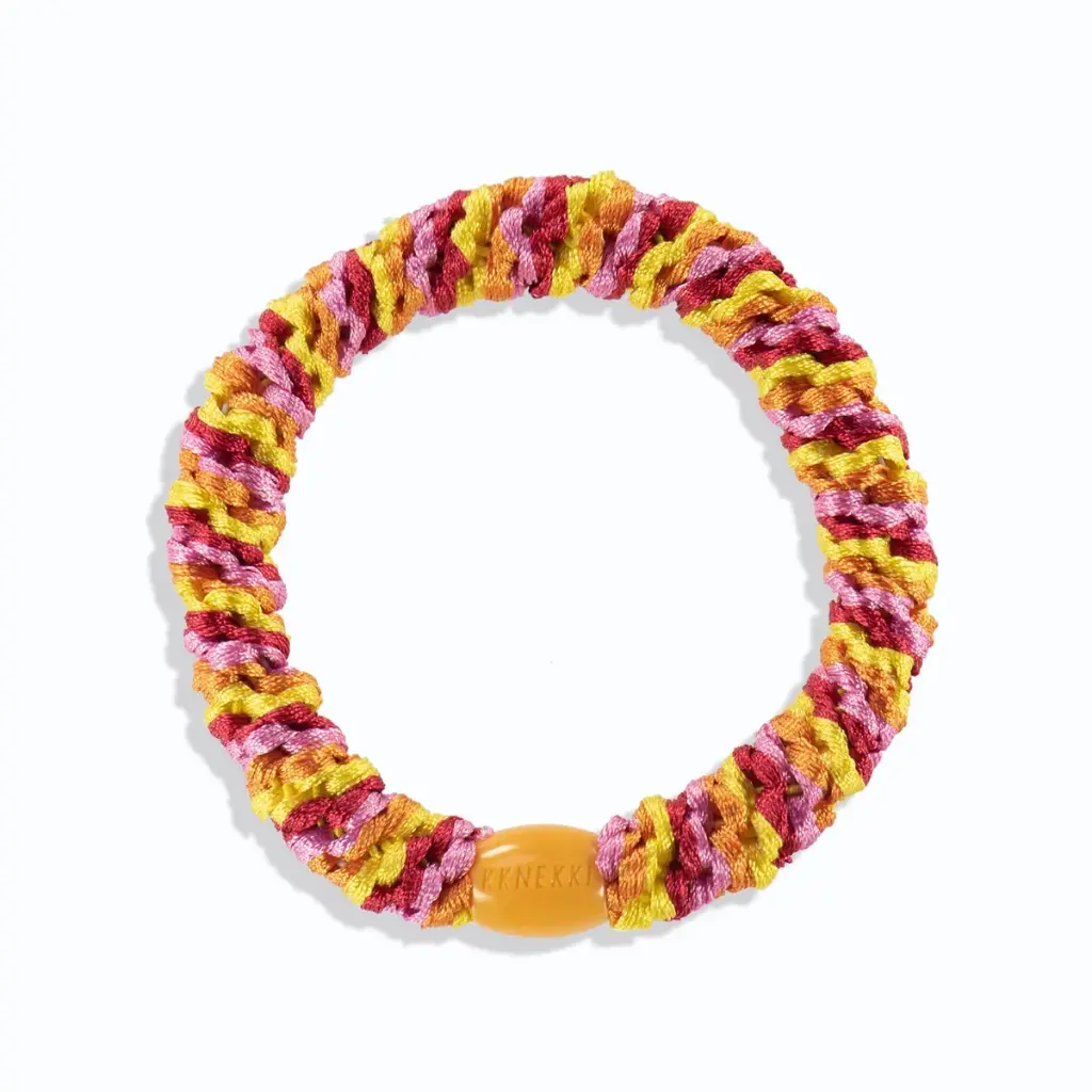 [KNKK-21759] Élastique – Classique – Orange soleil – Mix – Kknekki