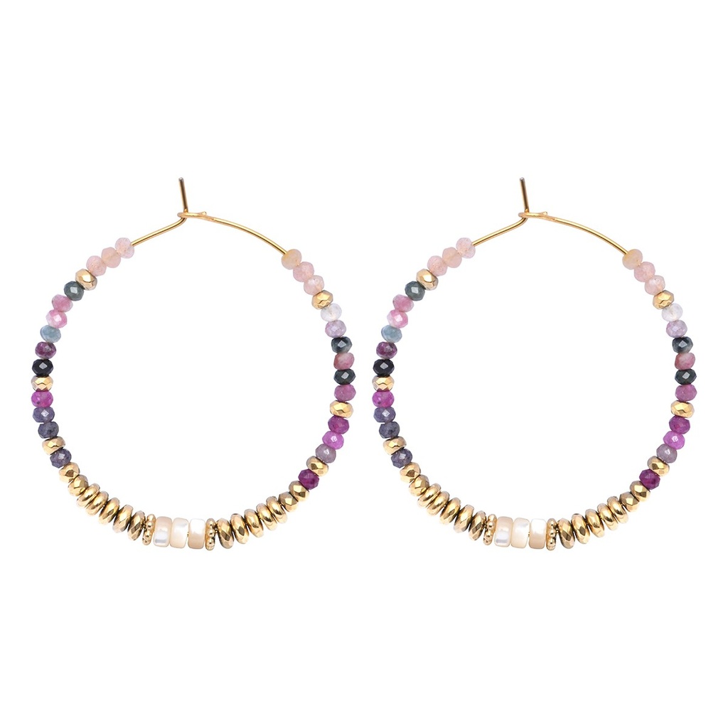 [BELLE-RIM-BO5MXSBF-SBF] Boucles d'oreilles 'Rim' – Belle Mais Pas Que