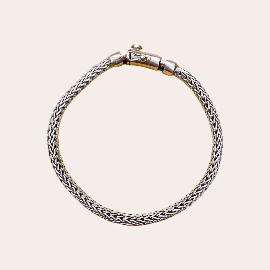 [BRAR-0585-20,5] Bracelet snake – Argent 925 [0585]