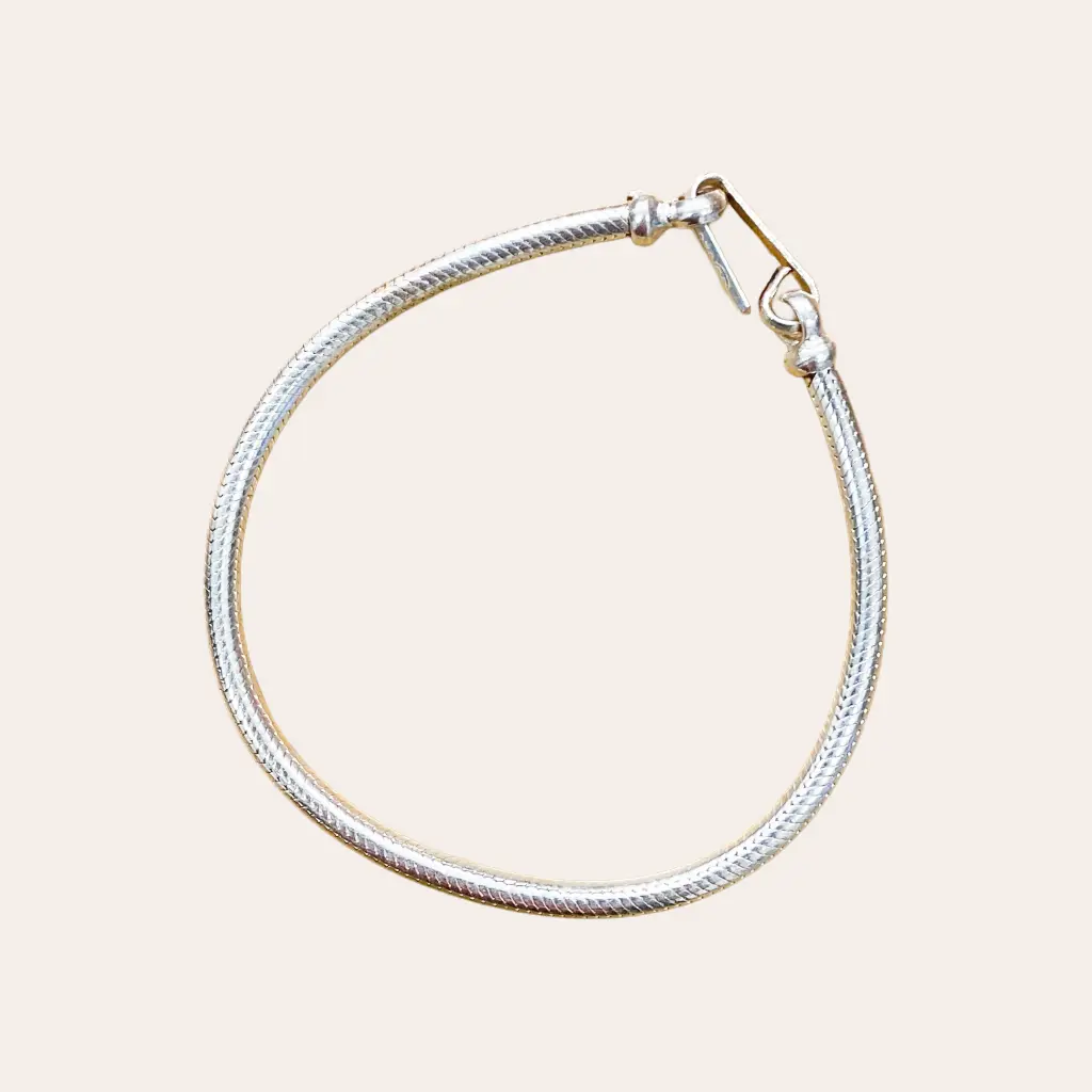 [BRAR-0587-18,5_19,5] Bracelet snake – Argent 925 [0587]