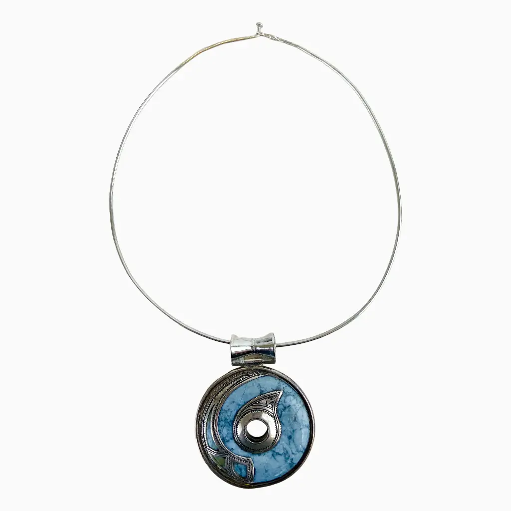 [COAR-0027] Collier touareg – Argent 835 [0027]
