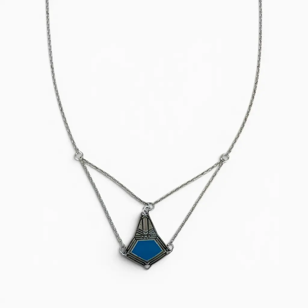 [BLAISE-E1900-VOL/CC1] Collier court 'Esprit 1900 – Volubilis' – Amélie Blaise