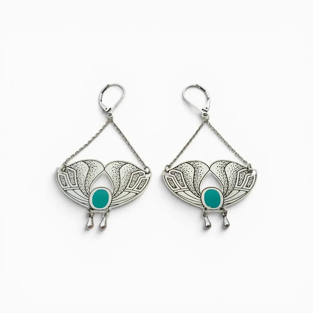[BLAISE-E1900-SPH/BOGM] Boucles d'oreilles 'Esprit 1900 – Sphinx' – Amélie Blaise