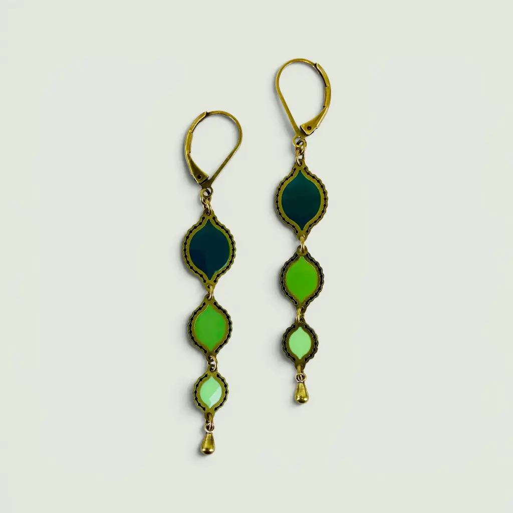 [BLAISE-RUM-R1.4.3B] Boucles d'oreilles 'Rumba – Flamenca' – Amélie Blaise