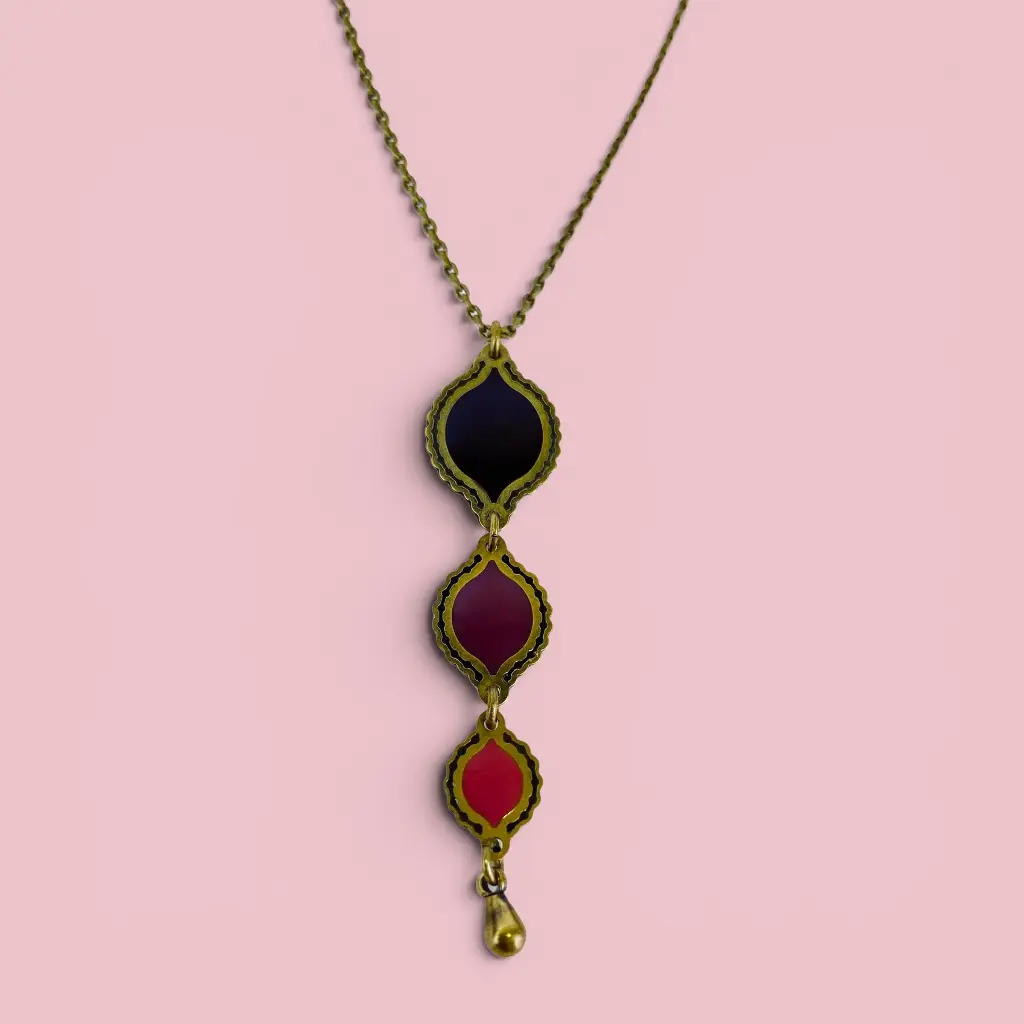 [BLAISE-RUM-R1.1.1] Collier court 'Rumba – Flamenca' – Amélie Blaise