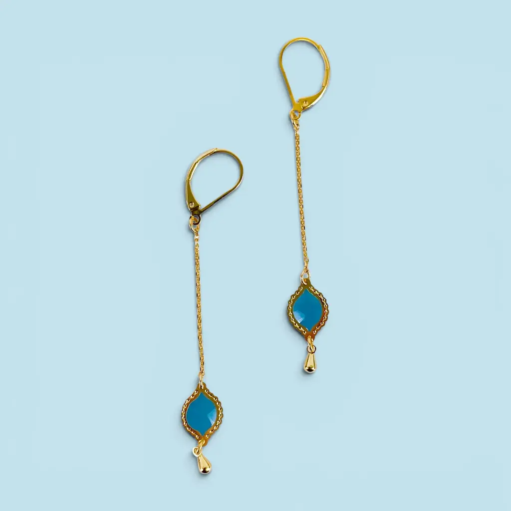 [BLAISE-RUM-R1.4.9] Boucles d'oreilles 'Rumba – Flamenca' – Amélie Blaise