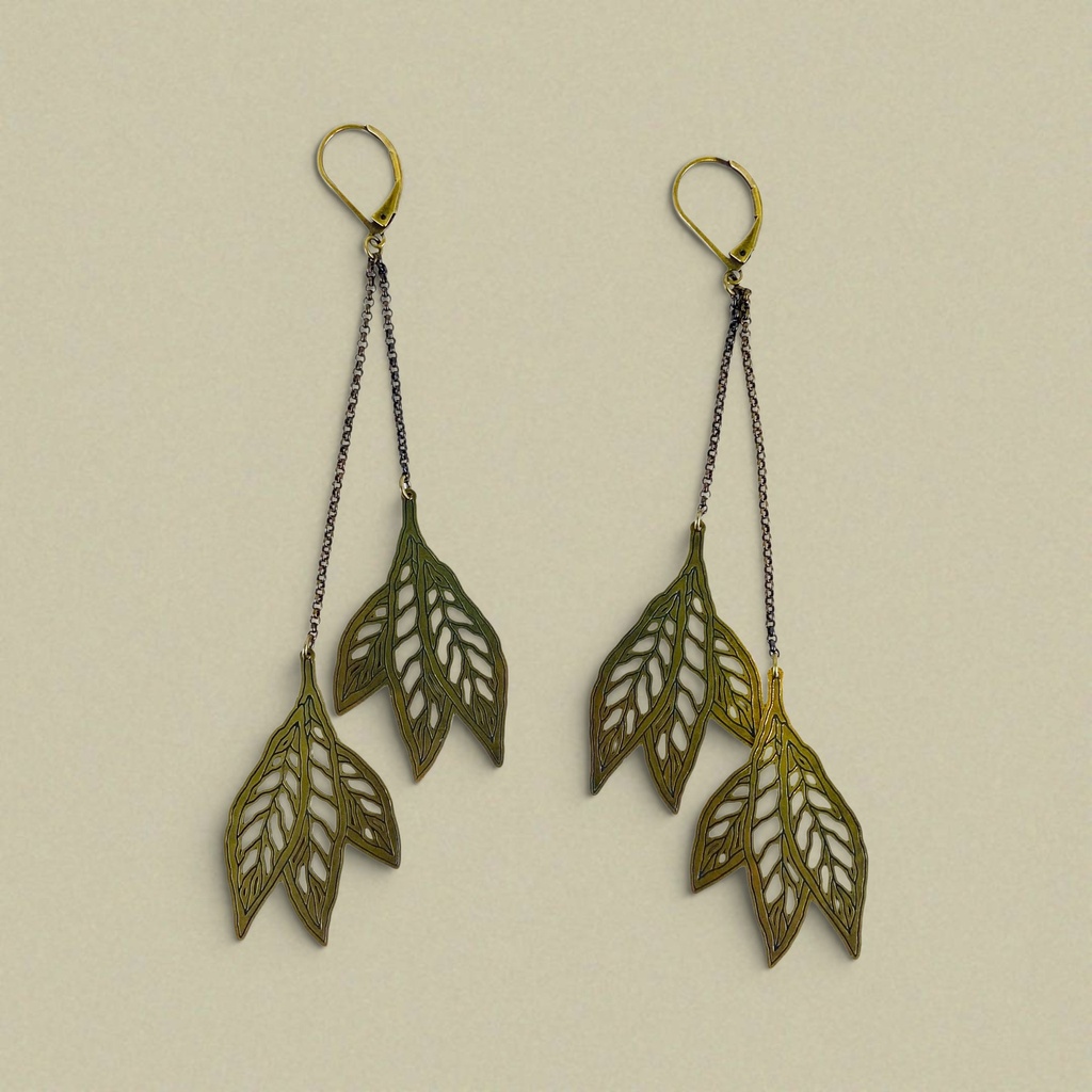 [BLAISE-RUM-R2.4.3] Boucles d'oreilles 'Rumba – Folia' – Amélie Blaise