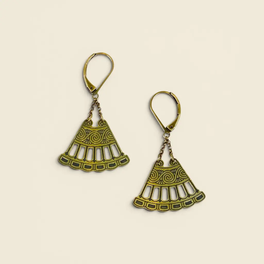 [BLAISE-TRE/BO.01] Boucles d'oreilles 'Trésor Celte' – Amélie Blaise