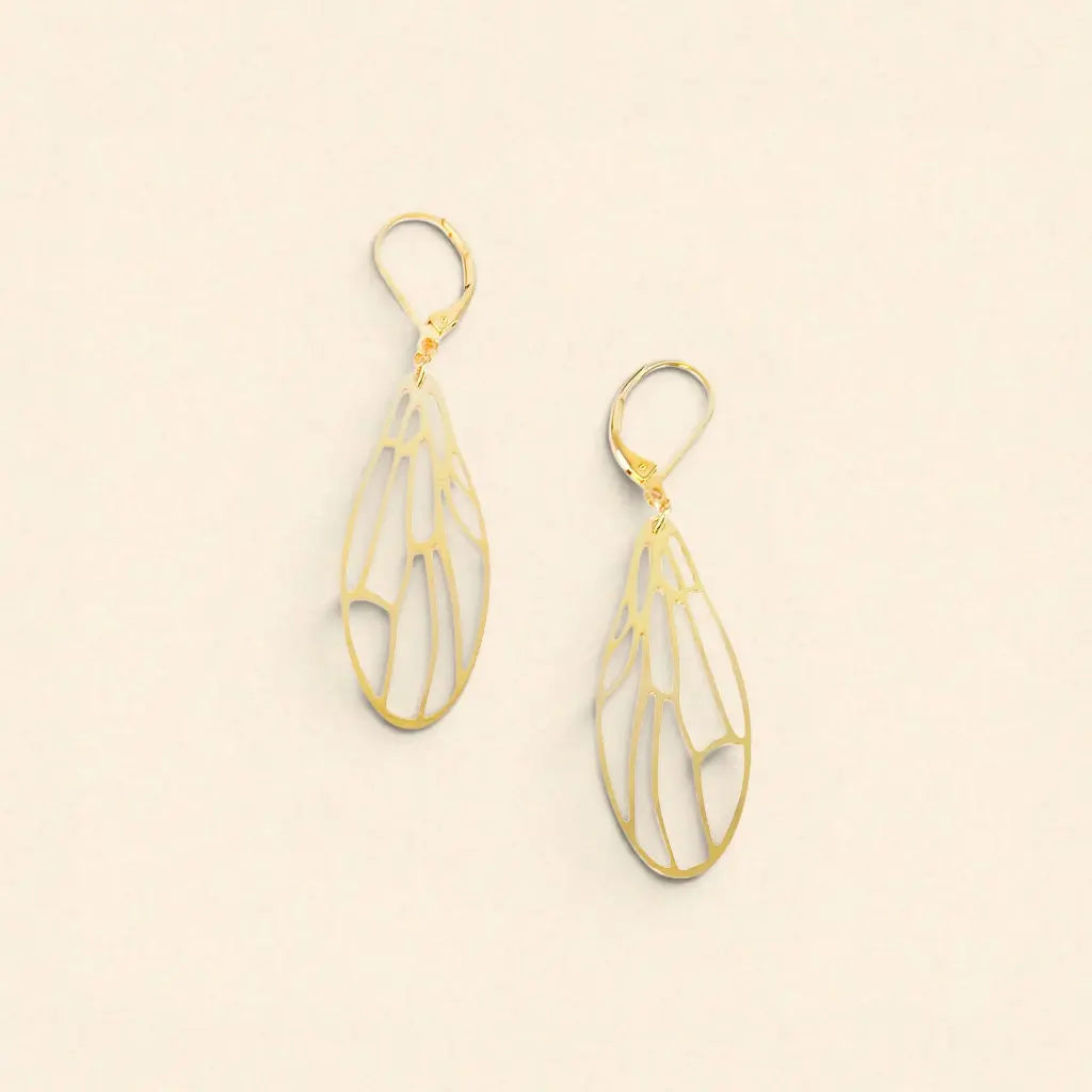[BLAISE-CLA-0417] Boucles d'oreilles 'Classiques – Libellule' – Amélie Blaise