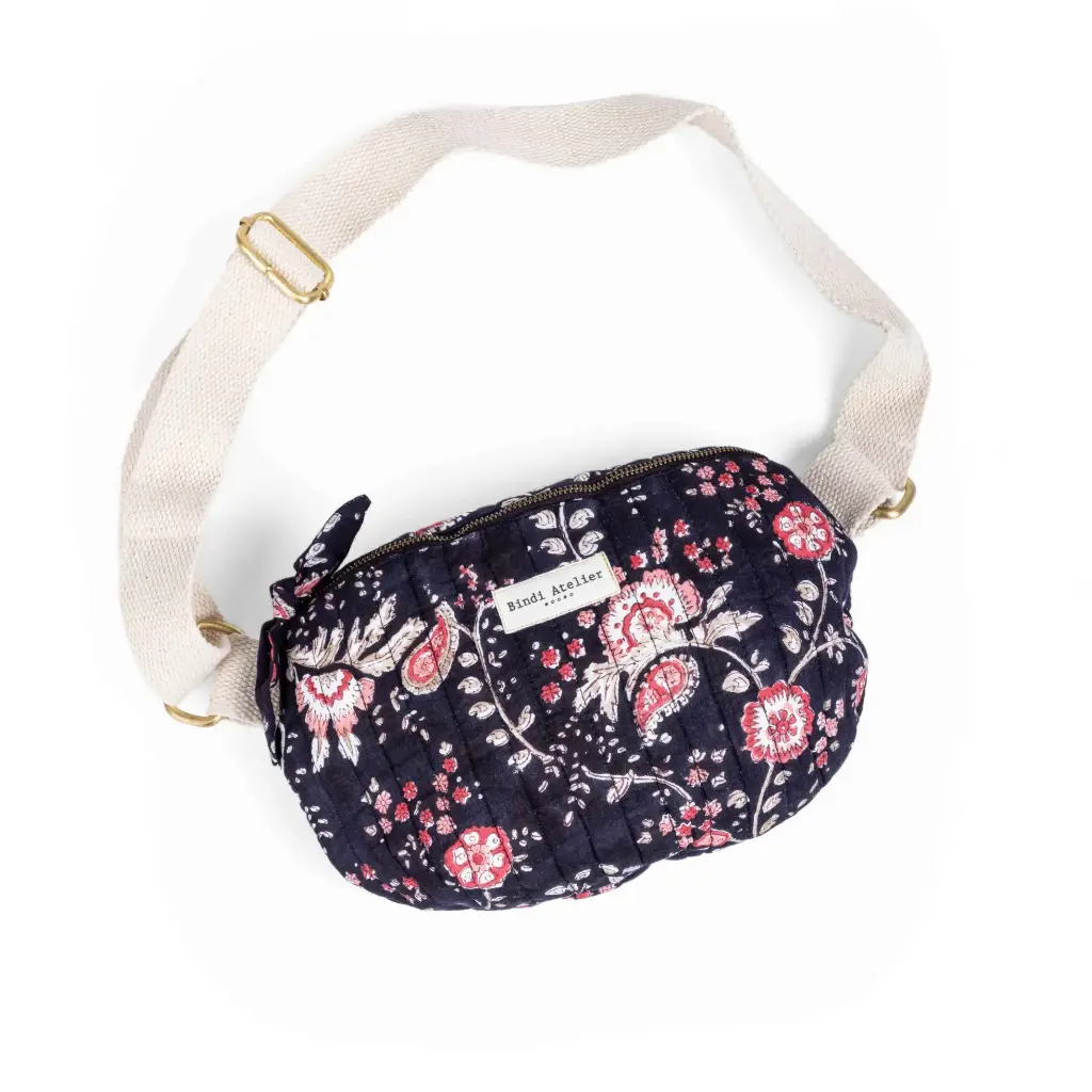 [BIND-SBA_CAP_MIN] Sac banane 'Capri Minuit' – Bindi Atelier