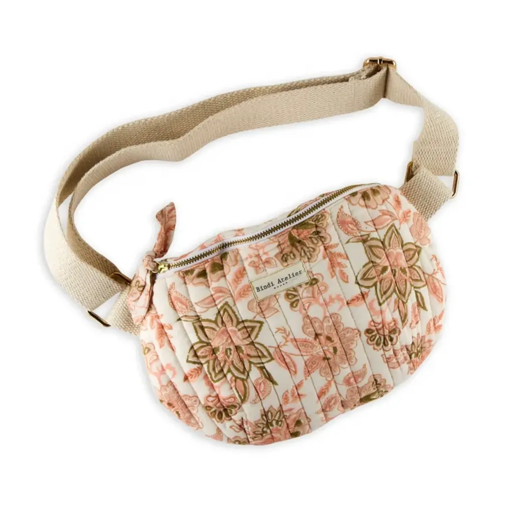 [BIND-SBA_MAT_BLU] Sac banane 'Matira Blush' – Bindi Atelier