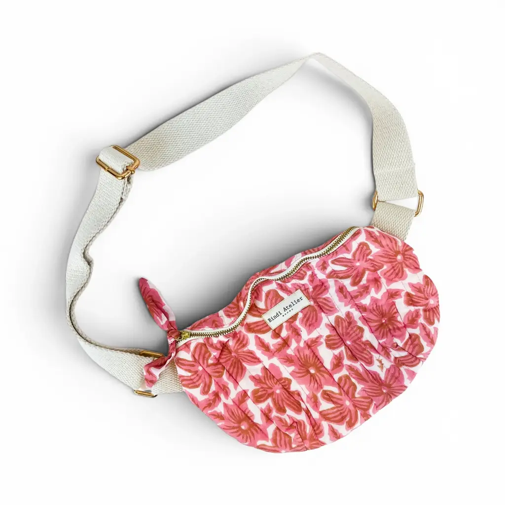 [BIND-SBA_MAN_ROS] Sac banane 'Manoa Rosa' – Bindi Atelier