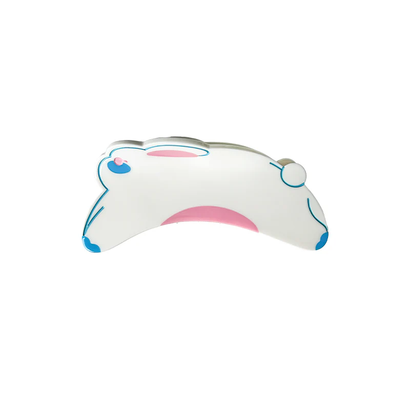 [LIKI-LK-HC2228-WT] Pince à cheveux 'Moon Rabbit – Cream Candy White' – Likio