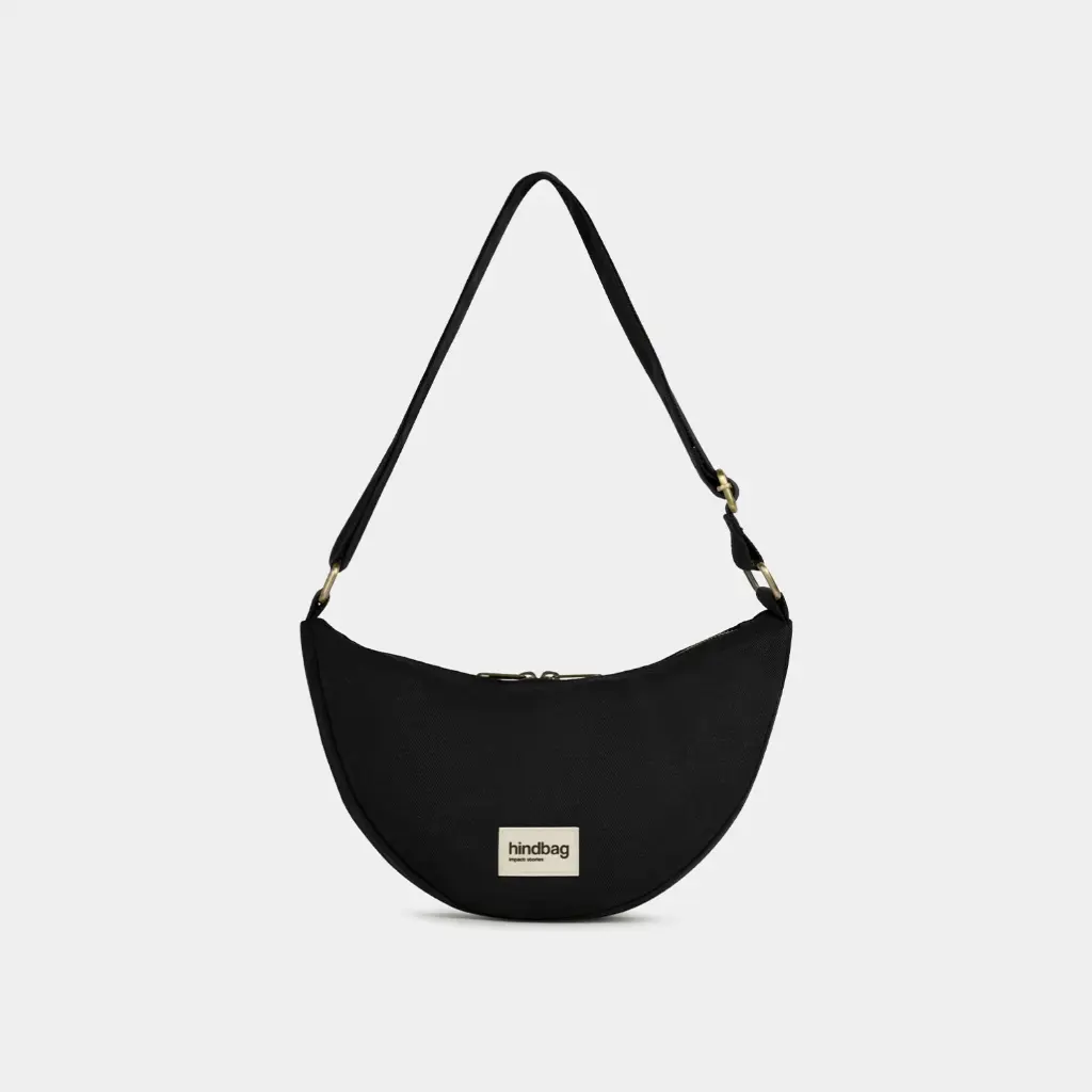 [HIND-7HINDANDR_N] Sac banane 'Andrea' – Noir – Hindbag
