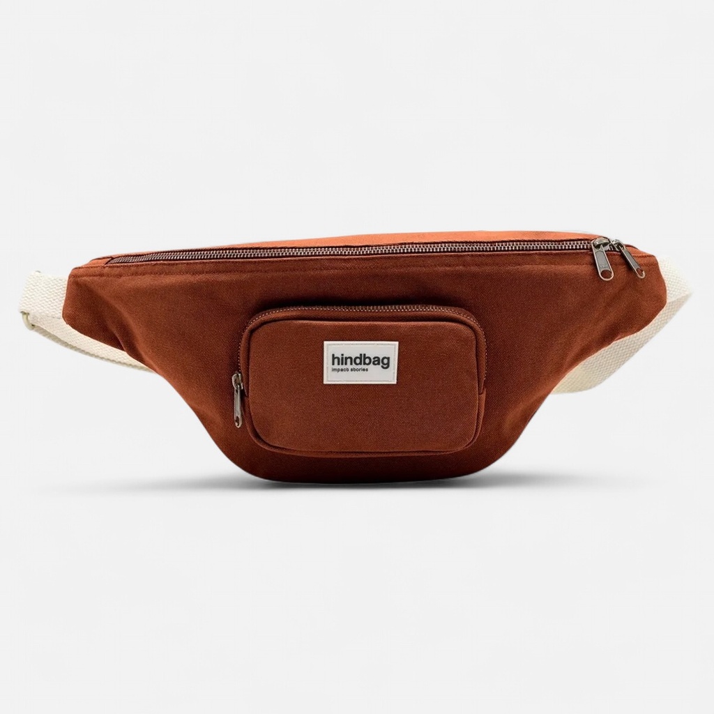 [HIND-7HINDSOFIA_CH] Sac banane XL 'Sofia' – Chocolat – Hindbag