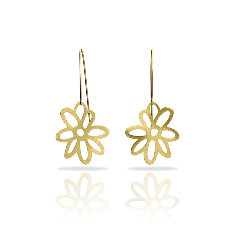 [RAS-3106001] Boucles d'oreilles 'Awen' – Laiton plaqué or – RAS