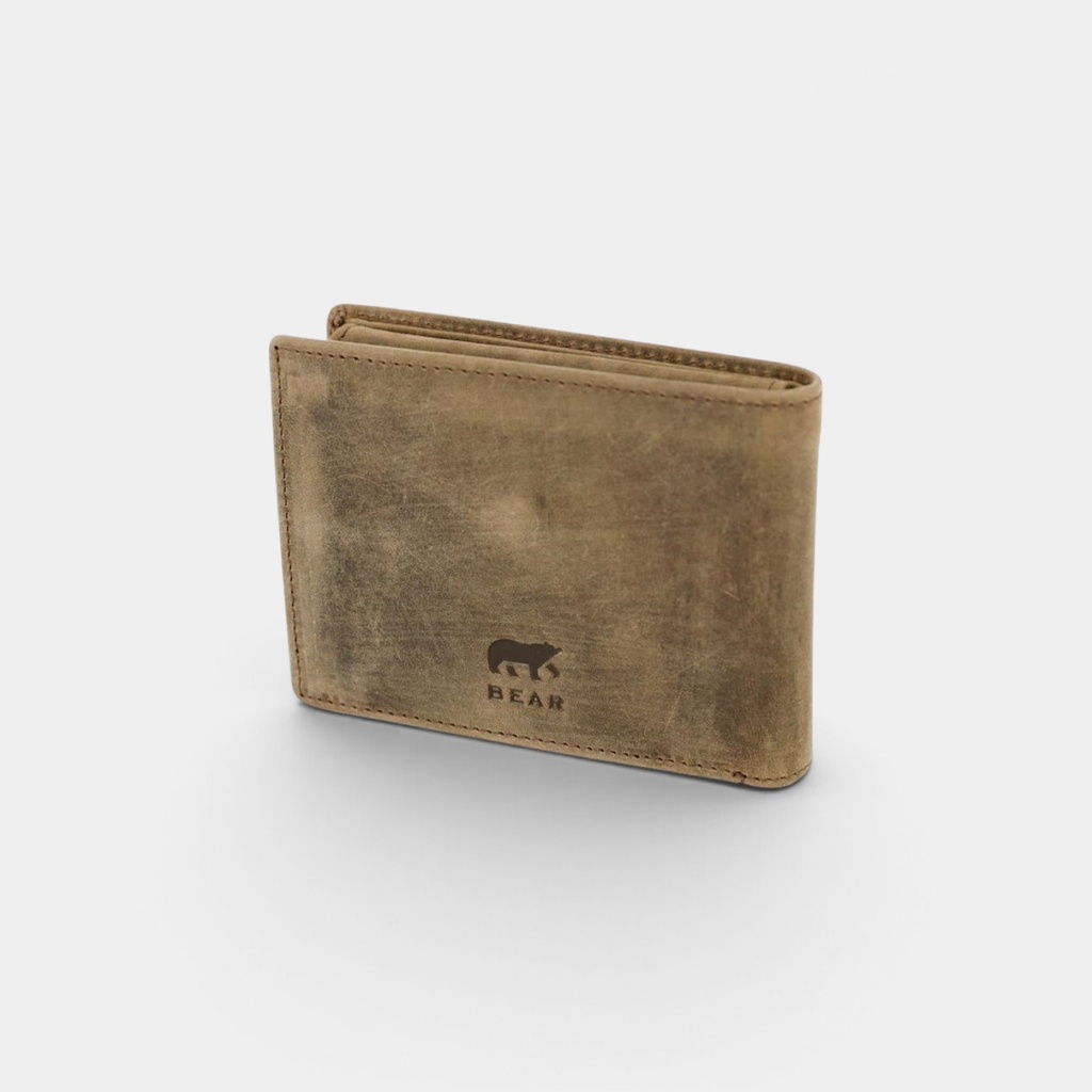 [BEAR-HD7208-BROWN] Portefeuille 'Joep' – Brun – Bear Design