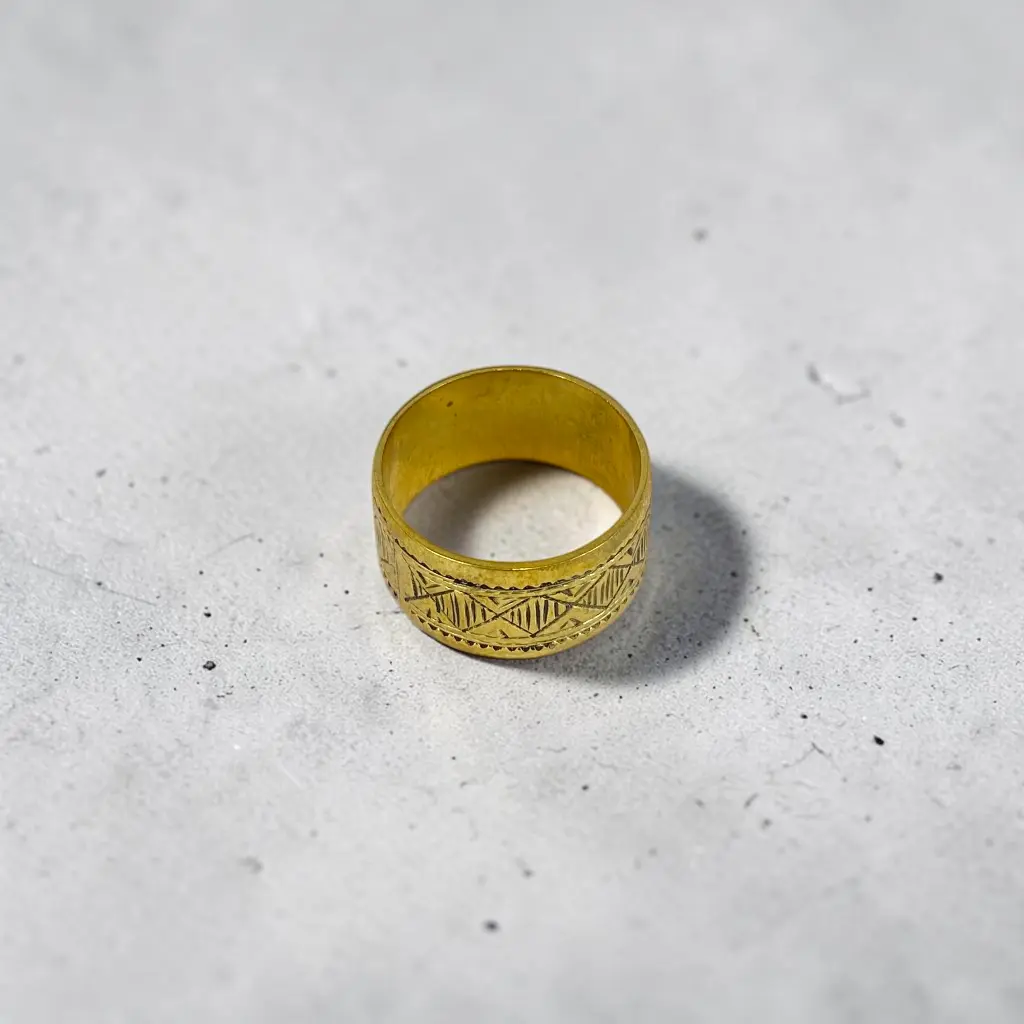 [BADO-0048-60] Bague touareg – Laiton [0048]