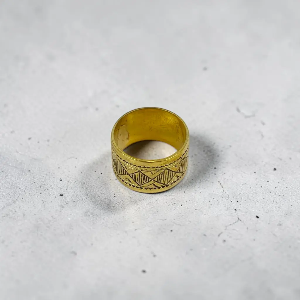 [BADO-0051-54] Bague touareg – Laiton [0051]