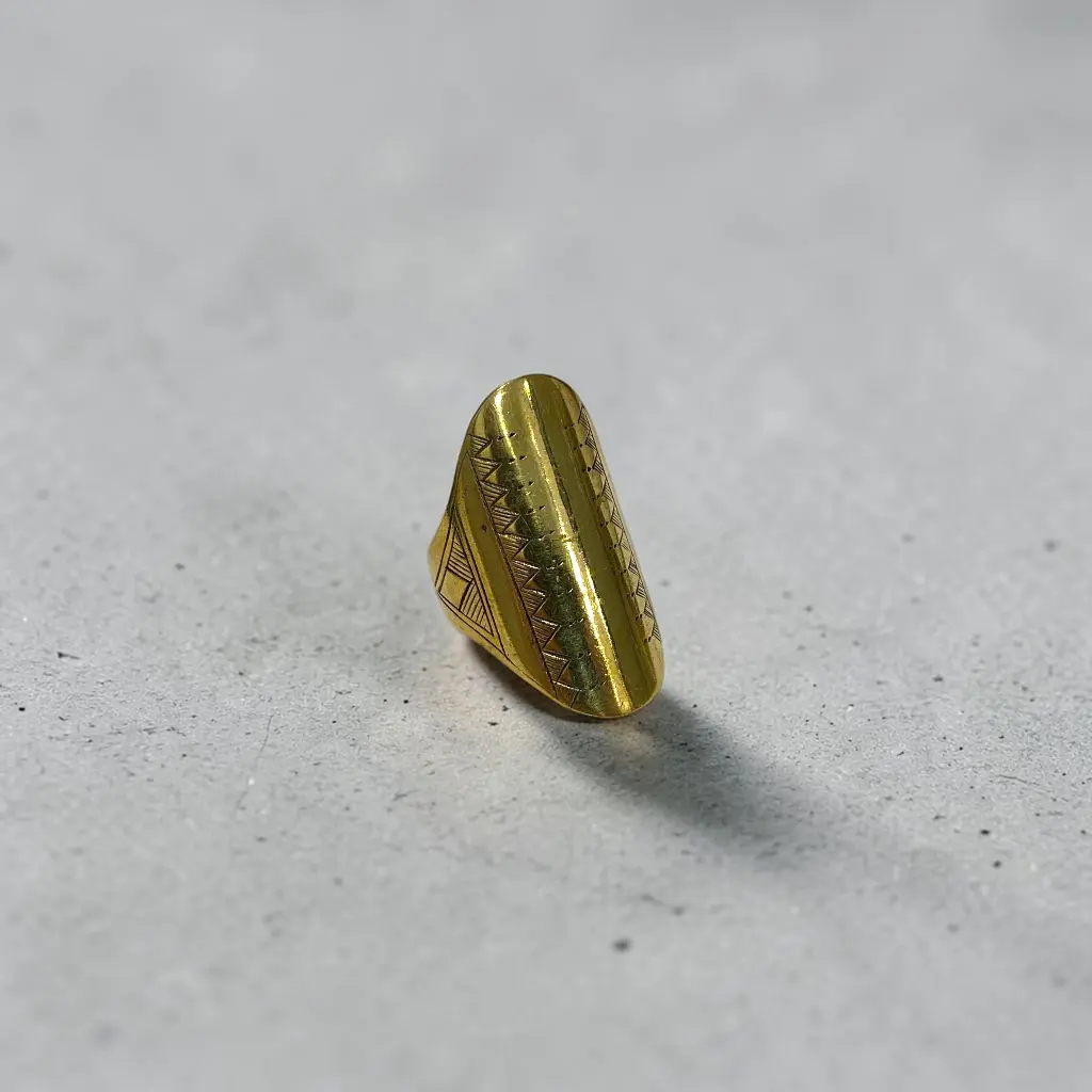 [BADO-0058-58] Bague touareg – Laiton [0058]